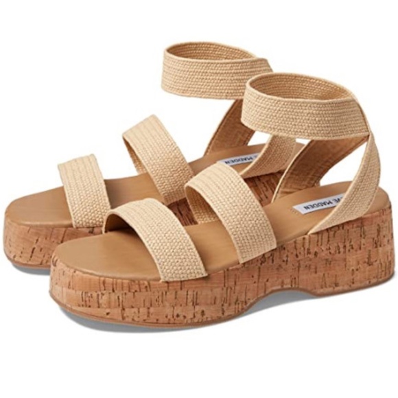 Steve Madden  Sashes Sandal, Raffia, 10 - Picture 2 of 11